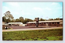 Postcard Arkansas Harrison AR Scenic 7 Motel 1977 Posted Dogpatch Chrome