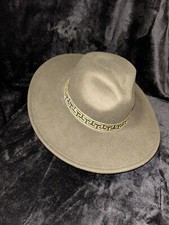 Wide Brim Hat Olive Green