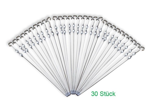 GrillspießE SchaschlikspießE FleischspießE SpießE 50 Cm StäRke 1,5 Mm Edelstahl-image