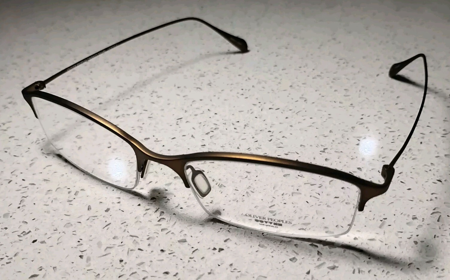 Oliver Peoples Darrow RX Eyeglasses Matte Bronze Japan Made 52-18-137 Japan Made