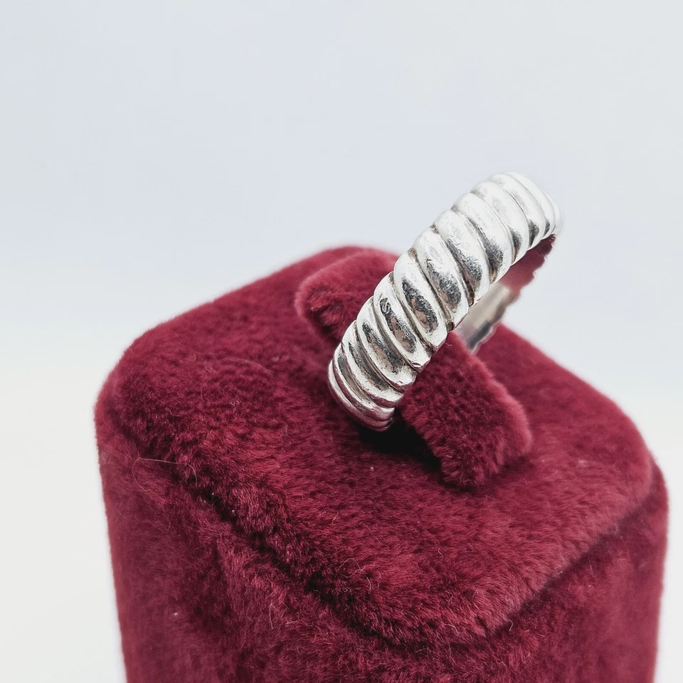 Esprit Zeitlose Damen Bandring Ring Sterlingsilber Matt - Bild 2 von 4