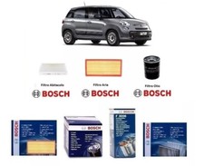 Kit Filtres De Changement Bosch Pour Fiat 500L 1.4 70 Kw 95 Hp