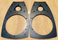 Piastre di montaggio altoparlanti personalizzate lavorate CNC per driver Dynaudio (coppia)