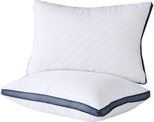 Pillows for Sleeping 2-Pack , Luxury Hotel Pillows Queen Size Set of 2,Bed Pill