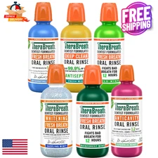 ✅ TheraBreath Mouthwash | Alcohol Free | 16 fl oz | Oral Rinse | Fresh Breath