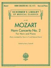 Mozart Concerto No 2 K. 417 Sheet Music Horn 050485604