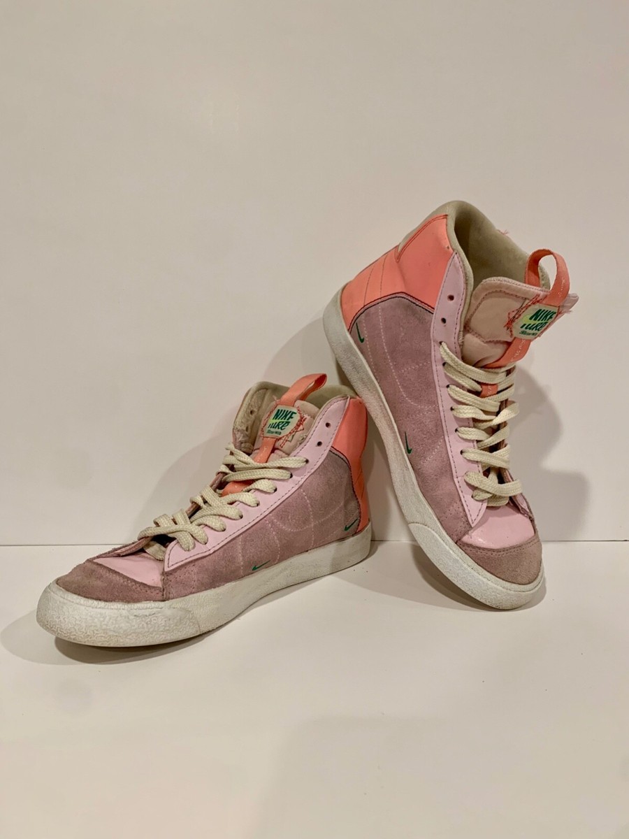 Nike Blazer Mid '77 SE D (Big Kid) Pink Foam/Coconut Milk/Pink