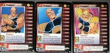 Dragon Ball Z CCG Nappa Lvls 1-3, Saiyan Saga