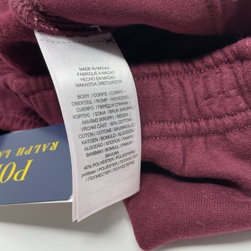 Polo Ralph Lauren Girls Size 5 Logo Fleece Pants - Picture 7 of 8