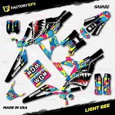 CMYK Camo Savage Racing Graphics kit fits Sur-Ron Light Bee All Years Surron