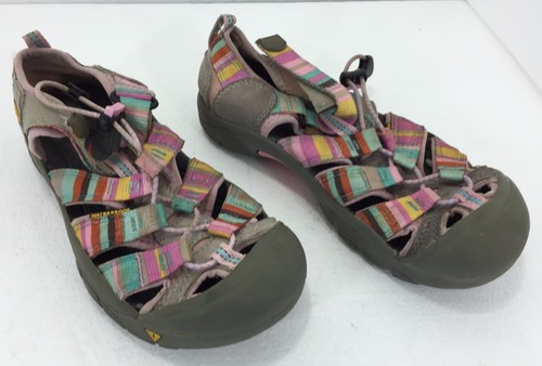 Sandalias deportivas Keen Girls 3 multicolores 2UK 35EU 22CM suela rosa - Imagen 2 de 7