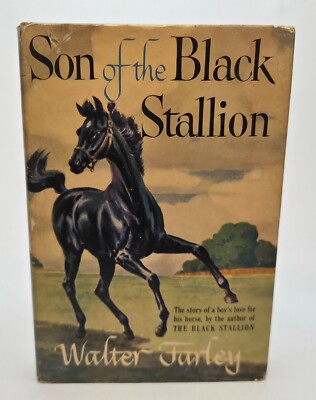 #ad #ad SON OF THE BLACK STALLION Walter Farley 1947 1st Edition Early 7th Print HC$DJ $49.00