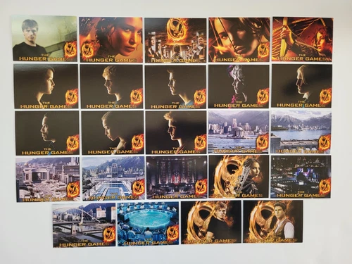 THE HUNGER GAMES 24 TRADING CARDS Extended SET #82-#105 Promo Set 2012
