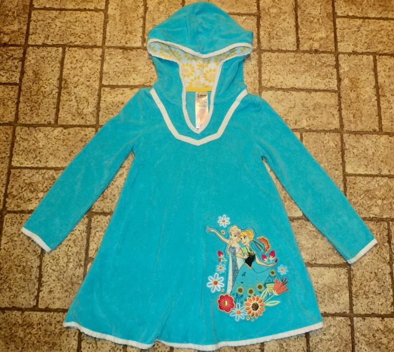 The Disney Store Frozen Girl's Swimsuit Cover-Up. Sz. 3. Cute!