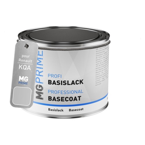 Peinture Voiture Pot Pour Renault KQA Gris Highland Metallic Base 0,5l