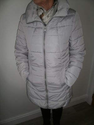 next grey padded coat