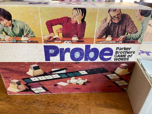 Vintage 1974 Probe Game of Words Board Game Parker Brothers
