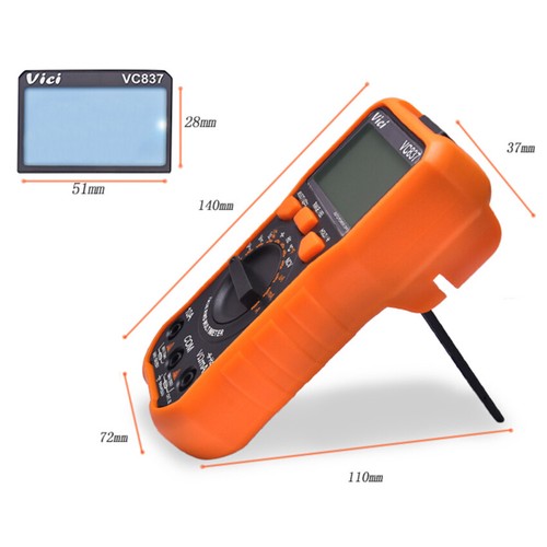 VC837 Digital Multimeter DMM True RMS 6000 Auto Range Capacitance Resistance NCV - Picture 5 of 8
