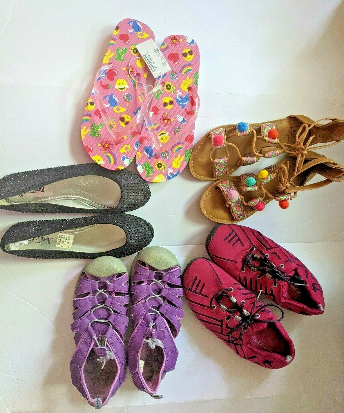 Lotto scarpe bambina 5 prs TCP GAP ROCKPORT SONOMA BRASH 6 1 2 5 6 4