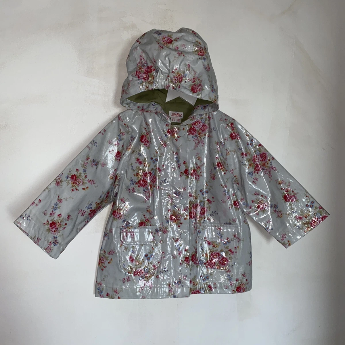 Cath Kidston Kids Girls Rain Proof Floral Jacket Age 3 4 Immaculate Condition