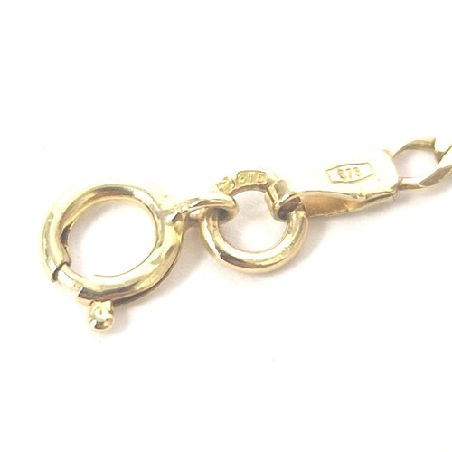 9ct Gold Curb Chain 51cm Long Hallmarked 2.7mm Wide 3.7g - Picture 3 of 18