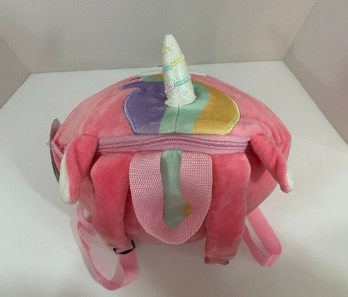 NWT Squishmallows Plush Backpack - 12" Ilene the Pink Unicorn - Series 1  - Picture 5 of 11