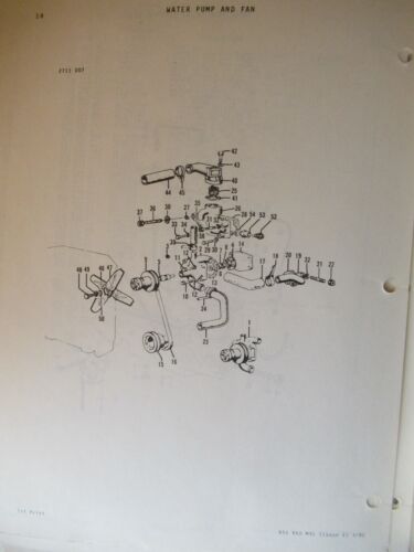 Massey Ferguson MF245-4 MF 254-4 Traktor Teilebuch Katalog Handbuch 1982 - Bild 4 von 9
