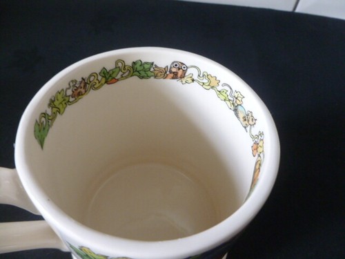 Emma Bridgewater Autumn Scene Halloween Pumpkin Owl 1/2 Pint Mug New Unused - Picture 3 of 4