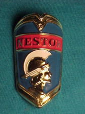Nestor distintivo testa bicicletta targhetta nome emblema