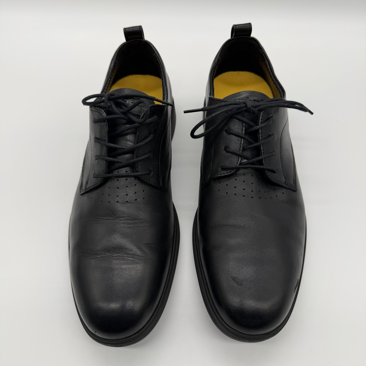 Amberjack The Original Obsidian Black Leather Dress Shoes Oxfords Mens Size 15 Amberjack The Original Dress Shoes Mens 10.5 Obsidian Black  main image 2