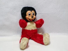 Vintage Gund Walt Disney Character Mickey Mouse Plush 12" Toy. Good Cond.