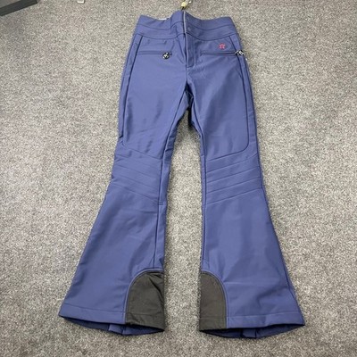 PERFECT MOMENT Aurora High-Waist Flare Ski Pant Women's Size L Blue