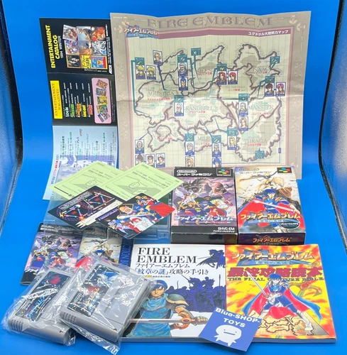 Lot 4 Fire Emblem Mystery Of The Emblem & Genealogy Of The Holy War SFC jp  set