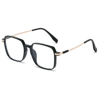 Lesebrille Groß Blaulichtfilter Damen Herren Metall Lesehilfe Rechteckig Mode...