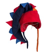 Child s Handmade Fleece Dinosaur Hat