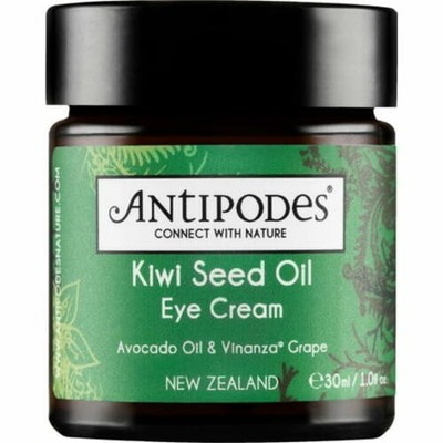 Antipodes Kiwi Seed Oil Eye Cream 100% Natural Fragrance-Free Anti-Aging 1 oz