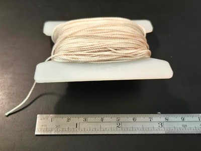 Ship Model Fittings Parts Cream White Rigging Line  1.0mm x 50 meters