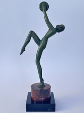Authentique ancienne SCULPTURE FEMME DANSEUSE BRONZE Art Déco LEVERRIER FAYRAL ?