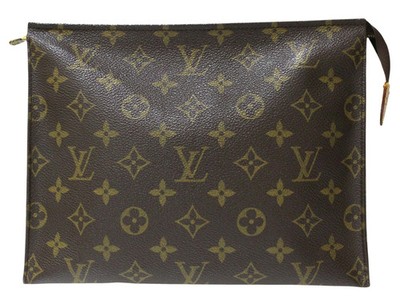 Louis Vuitton Posh Toilette 25 M47542 Monogram Brown Clutch Bag Second r50_0610