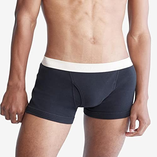 Calvin Klein Mens Cotton Classics 5 Pack Trunk Black Bodies Sm - Picture 2 of 5