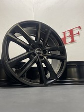 Original Audi A6 S6 21 Zoll 8.5J 43ET 4K0601025CP AE Felgen Räder Schwarz Matt
