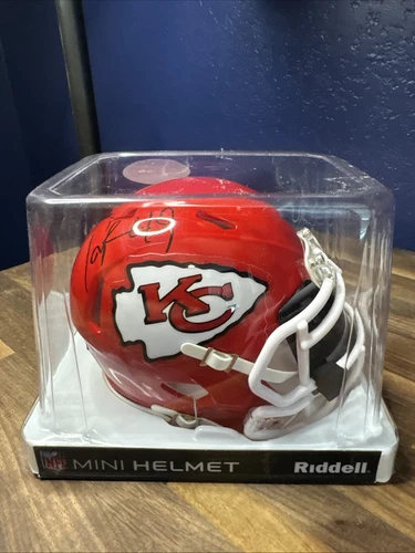 Kansas City Chiefs HOF Tony Richardson Signed Speed Mini Helmet COA BUF