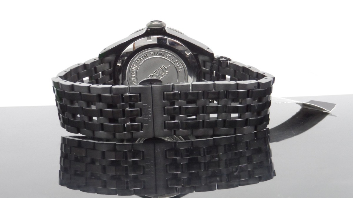 Breil Milano BW0404 Date Sapphire Crystal Black Band  display picture 2