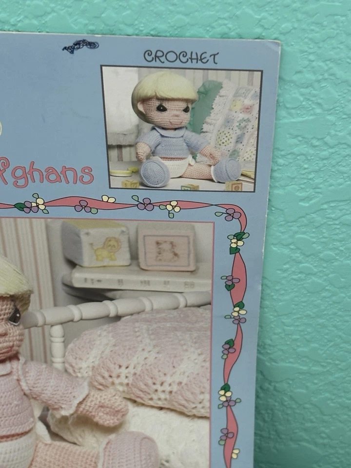 Precious Moments Baby Dolls & Afghans Crochet Patterns By Leisure Arts 2001 - Image 2 of 4