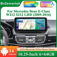 Für Mercedes E-Klasse W212 NTG 4.0 DAB+ 8-Kern 64GB Android 14 Autoradio CarPlay
