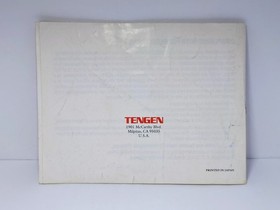 Gauntlet Tengen Original Nintendo NES MANUAL ONLY Authentic