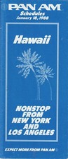 Pan Am timetable 1988/10/18