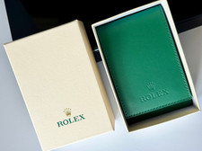 Authentic Rolex Leather Travel Pouch Case Premium Service Center Edition NIB