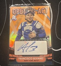 2023 Topps Big League - Opening Act Autographs Francisco Alvarez-Orange Foil