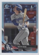 2018 Bowman Draft Chrome Sky Blue Refractor 31/402 Devin Mann #BDC-15 fm0
